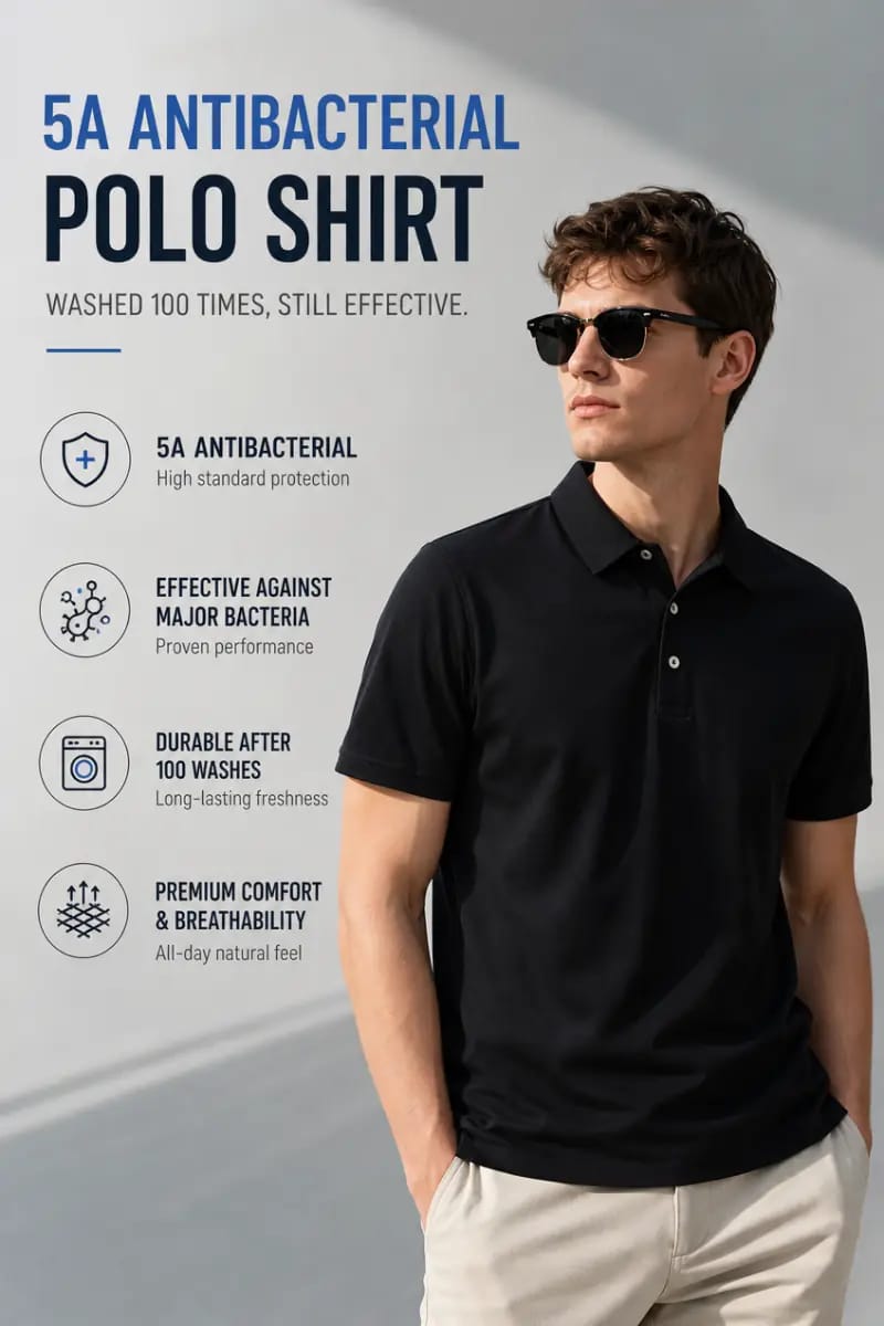 Men's Quick-Dry Summer Sport Polo Tee