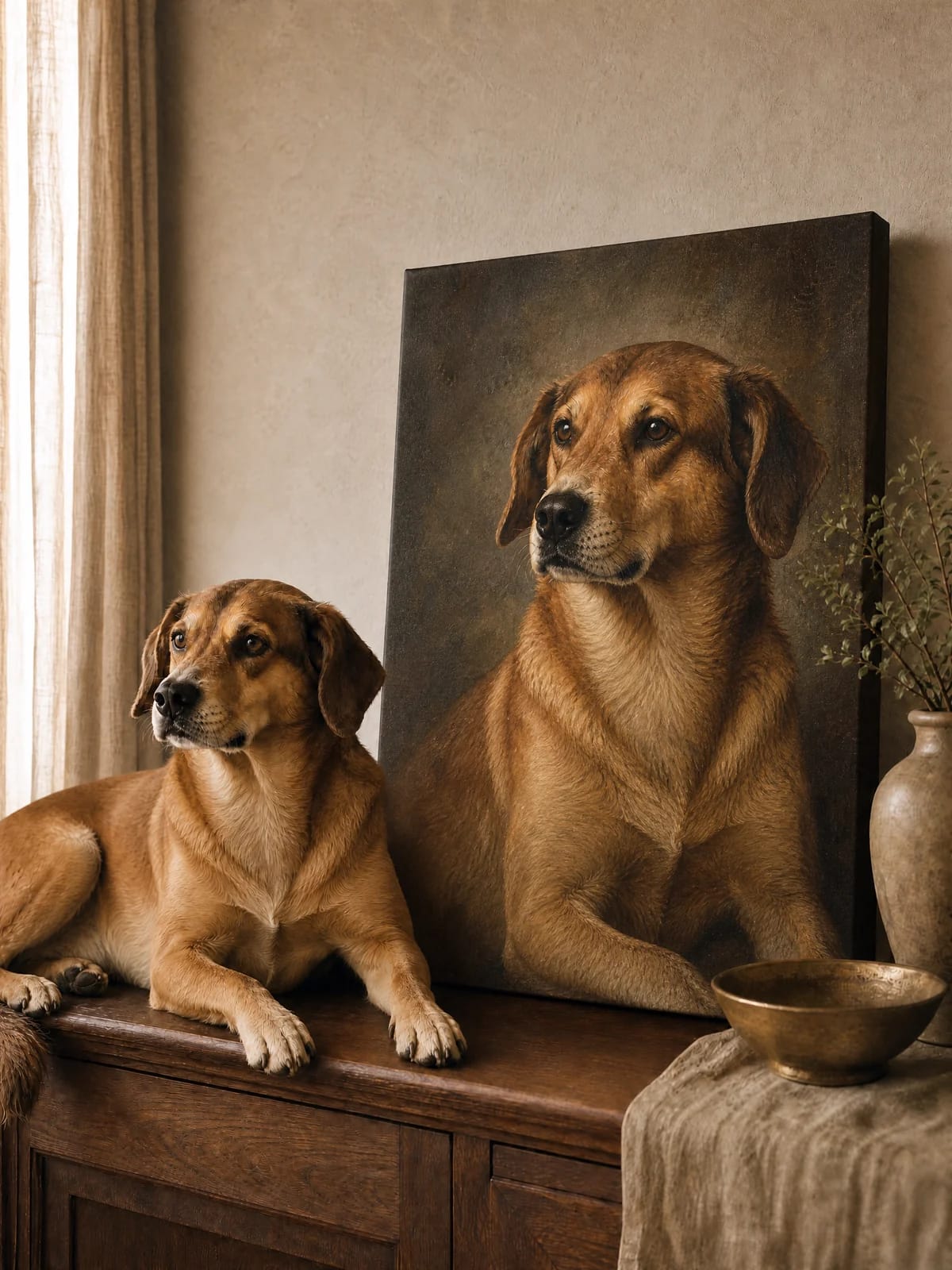 Custom Pet Portrait Canvas