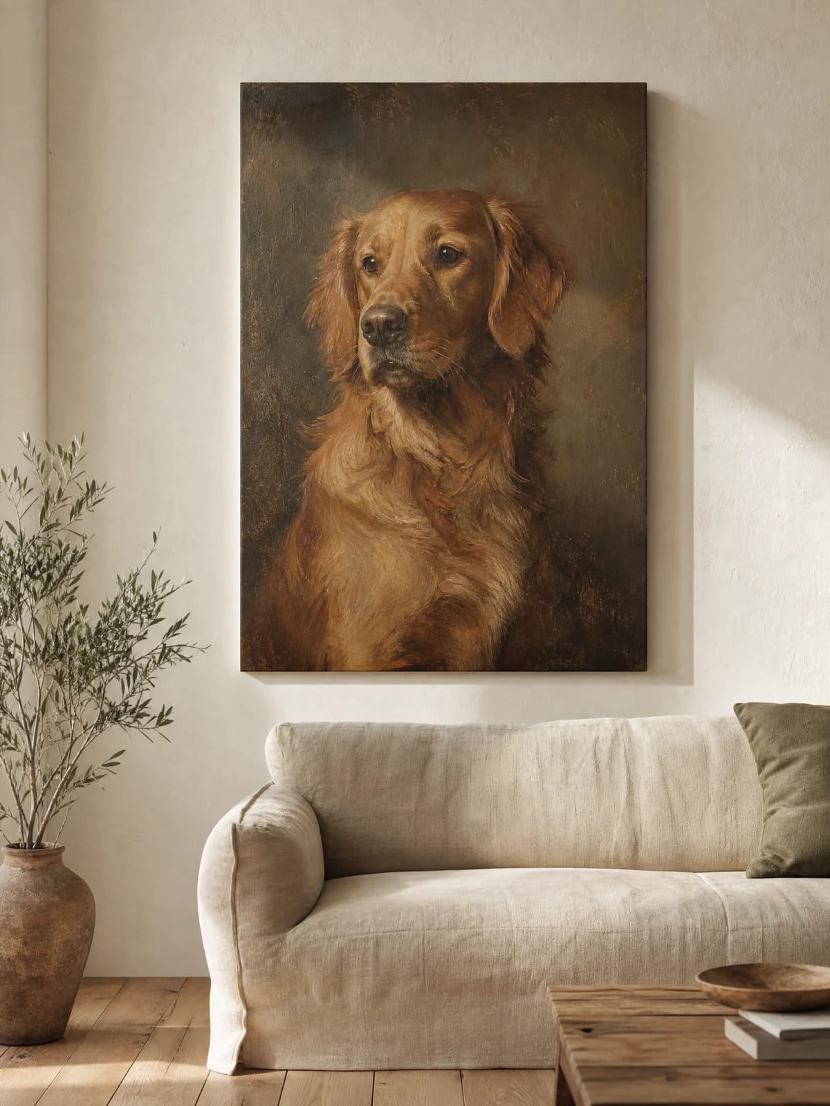 Custom Pet Portrait Canvas