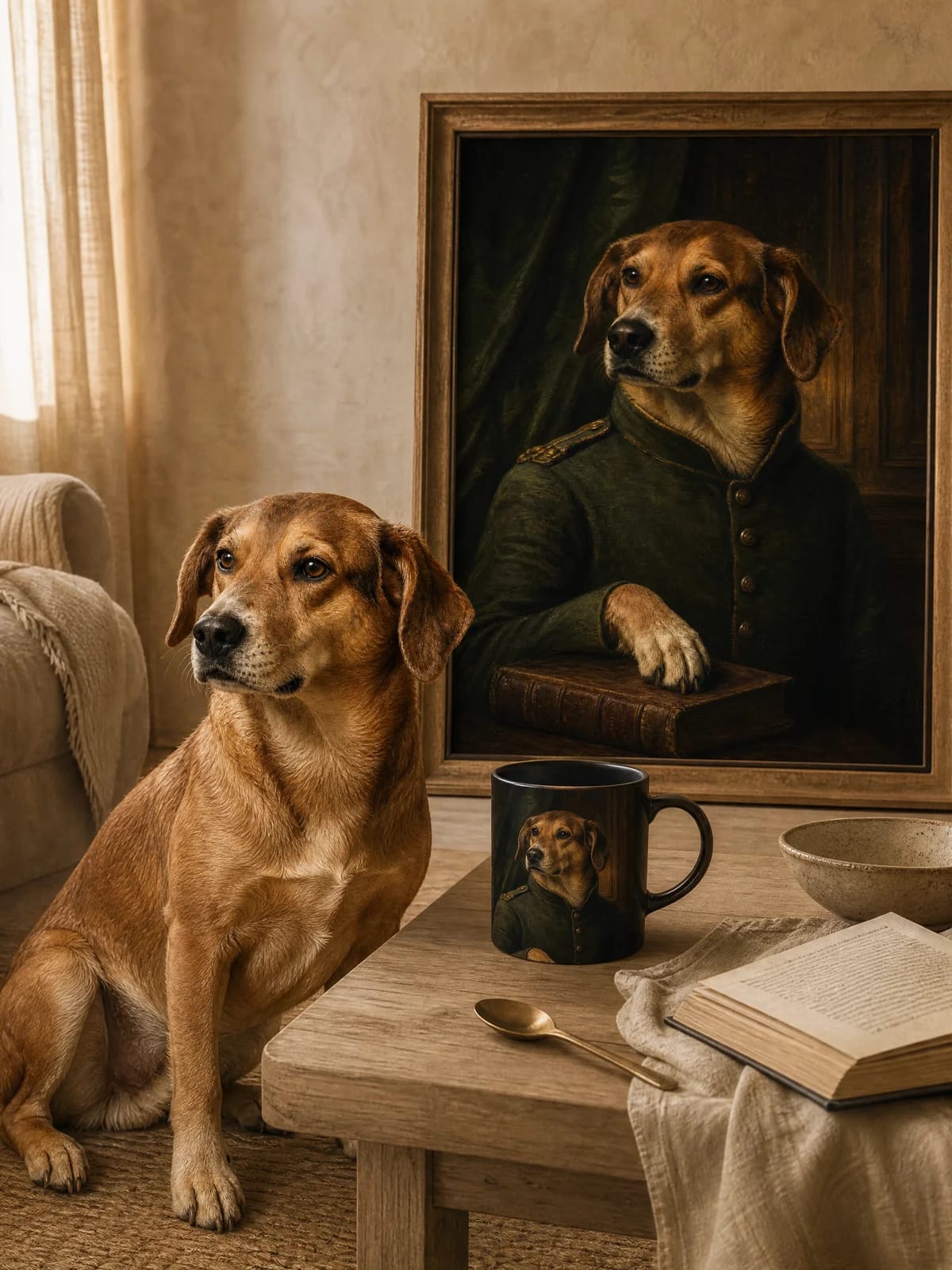 Custom Royal Pet Portrait – Mug